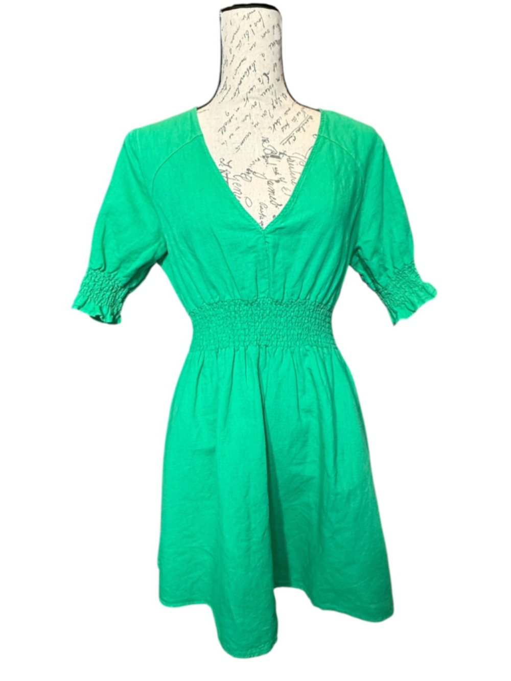 Women's Zara Green Mini Dress Size M